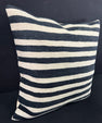 Turkish Hemp Pillow Cushion Natural Beige Black Pillow Cushion Cover 24x24 #30346