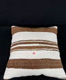 Turkish Hemp Pillow Cushion Natural Beige Brown Pillow Cushion Cover 24x24 #30361