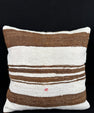 Turkish Hemp Pillow Cushion Natural Beige Brown Pillow Cushion Cover 24x24 #30361