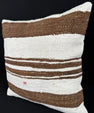 Turkish Hemp Pillow Cushion Natural Beige Brown Pillow Cushion Cover 24x24 #30361