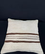 Turkish Hemp Pillow Cushion Natural Beige Brown Pillow Cushion Cover 24x24 #30354
