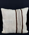 Turkish Hemp Pillow Cushion Natural Beige Brown Pillow Cushion Cover 24x24 #30354
