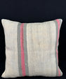 Turkish Hemp Pillow Cushion Natural Beige Pink Pillow Cushion Cover 24x24 #30363