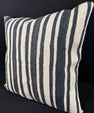 Turkish Hemp Pillow Cushion Natural Beige Black Pillow Cushion Cover 24x24 #30362