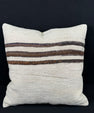 Turkish Hemp Pillow Cushion Natural Beige Brown Pillow Cushion Cover 24x24 #30342