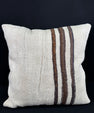 Turkish Hemp Pillow Cushion Natural Beige Brown Pillow Cushion Cover 24x24 #30342