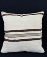 Turkish Hemp Pillow Cushion Natural Beige Brown Pillow Cushion Cover 24x24 #30341