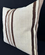 Turkish Hemp Pillow Cushion Natural Beige Brown Pillow Cushion Cover 24x24 #30341