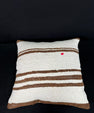 Turkish Hemp Pillow Cushion Natural Beige Brown Pillow Cushion Cover 24x24 #30358