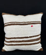 Turkish Hemp Pillow Cushion Natural Beige Brown Pillow Cushion Cover 24x24 #30358
