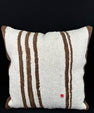 Turkish Hemp Pillow Cushion Natural Beige Brown Pillow Cushion Cover 24x24 #30358