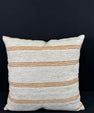 Turkish Hemp Pillow Cushion Natural Beige Rust Pillow Cushion Cover 24x24 #30350