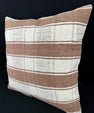 Turkish Hemp Pillow Cushion Natural Beige Brown Pillow Cushion Cover 24x24 #30366