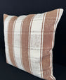 Turkish Hemp Pillow Cushion Natural Beige Brown Pillow Cushion Cover 24x24 #30366