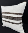 Turkish Hemp Pillow Cushion Natural Beige Brown Pillow Cushion Cover 20x20 #30550