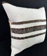 Turkish Hemp Pillow Cushion Natural Beige Brown Pillow Cushion Cover 20x20 #30550