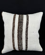 Turkish Hemp Pillow Cushion Natural Beige Brown Pillow Cushion Cover 20x20 #30550