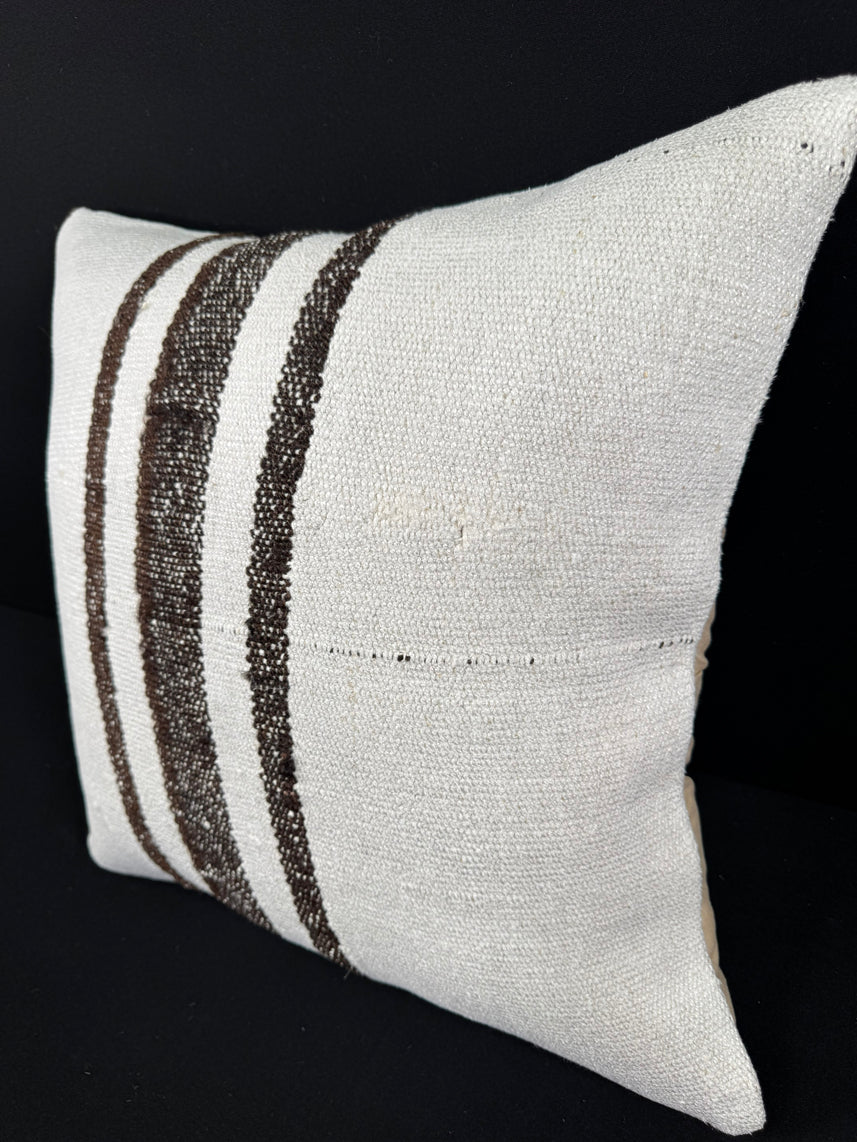 Turkish Hemp Pillow Cushion Natural Beige Brown Pillow Cushion Cover 20x20 #30550