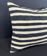 Turkish Hemp Pillow Cushion Natural Beige Black Pillow Cushion Cover 20x20 #30587