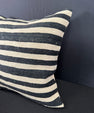 Turkish Hemp Pillow Cushion Natural Beige Black Pillow Cushion Cover 20x20 #30587