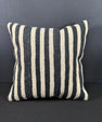 Turkish Hemp Pillow Cushion Natural Beige Black Pillow Cushion Cover 20x20 #30587