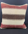 Turkish Hemp Pillow Cushion Natural Beige Red Pillow Cushion Cover 20x20 #30564