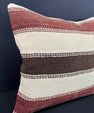 Turkish Hemp Pillow Cushion Natural Beige Red Pillow Cushion Cover 20x20 #30564