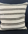 Turkish Hemp Pillow Cushion Natural Beige Dark Brown Pillow Cushion Cover 20x20 #30563