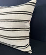 Turkish Hemp Pillow Cushion Natural Beige Dark Brown Pillow Cushion Cover 20x20 #30563