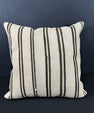 Turkish Hemp Pillow Cushion Natural Beige Dark Brown Pillow Cushion Cover 20x20 #30563