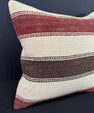 Turkish Hemp Pillow Cushion Natural Beige Red Pillow Cushion Cover 20x20 #30562