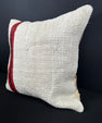 Turkish Hemp Pillow Cushion Natural Beige Red Pillow Cushion Cover 20x20 #30568