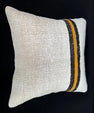 Turkish Hemp Pillow Cushion Natural Beige Black Pillow Cushion Cover 20x20 #30577