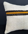 Turkish Hemp Pillow Cushion Natural Beige Black Pillow Cushion Cover 20x20 #30577