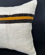 Turkish Hemp Pillow Cushion Natural Beige Black Pillow Cushion Cover 20x20 #30577