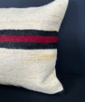 Turkish Hemp Pillow Cushion Natural Beige Black Pillow Cushion Cover 20x20 #30575