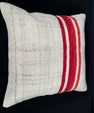 Turkish Hemp Pillow Cushion Natural Beige Red Pillow Cushion Cover 20x20 #30556