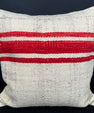 Turkish Hemp Pillow Cushion Natural Beige Red Pillow Cushion Cover 20x20 #30556