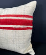 Turkish Hemp Pillow Cushion Natural Beige Red Pillow Cushion Cover 20x20 #30556