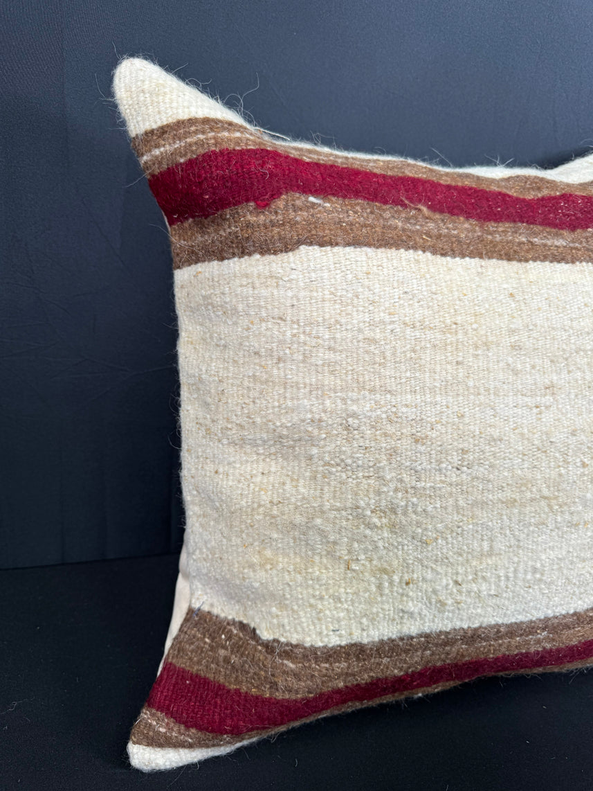 Turkish Hemp Pillow Cushion Natural Beige Brown Pillow Cushion Cover 20x20 #30566