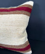 Turkish Hemp Pillow Cushion Natural Beige Brown Pillow Cushion Cover 20x20 #30566