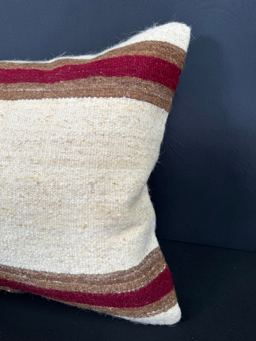 Turkish Hemp Pillow Cushion Natural Beige Brown Pillow Cushion Cover 20x20 #30566