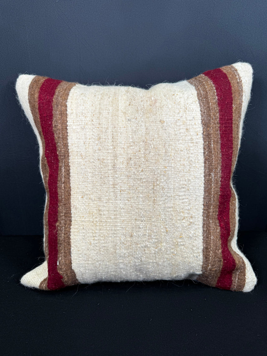 Turkish Hemp Pillow Cushion Natural Beige Brown Pillow Cushion Cover 20x20 #30566