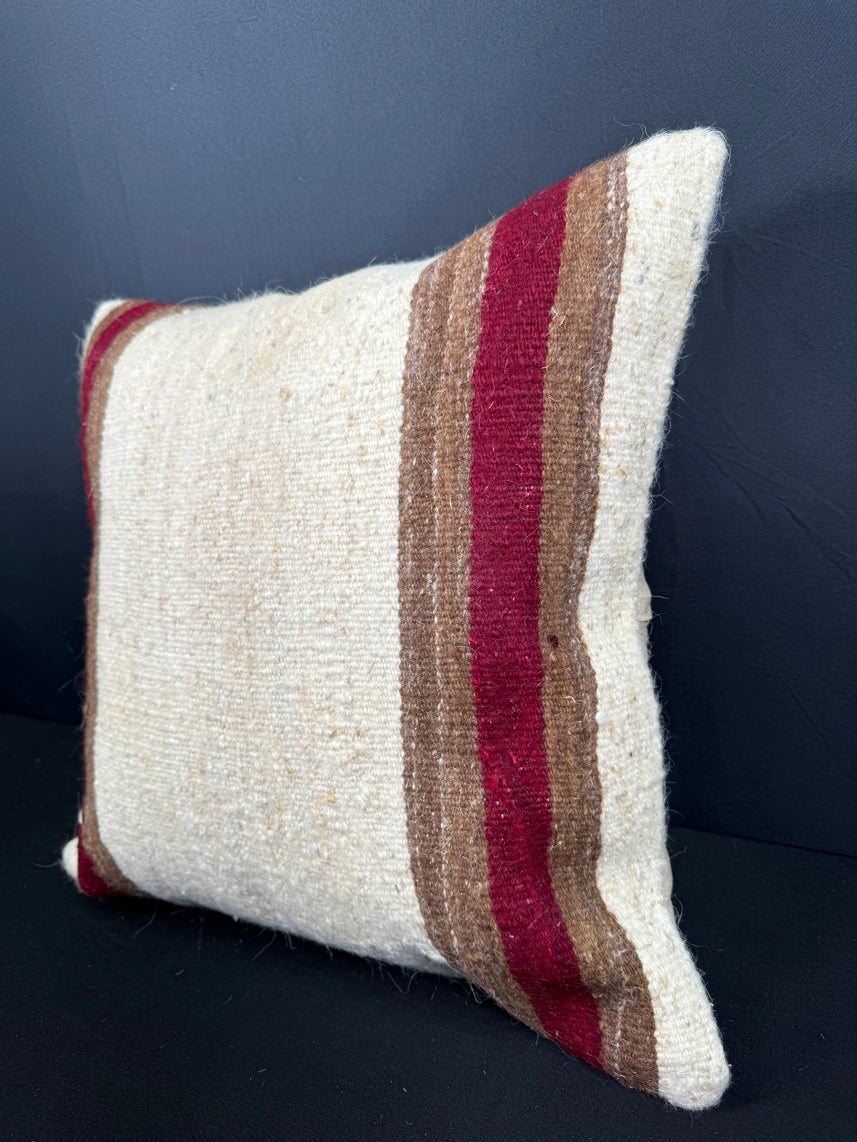 Turkish Hemp Pillow Cushion Natural Beige Brown Pillow Cushion Cover 20x20 #30566