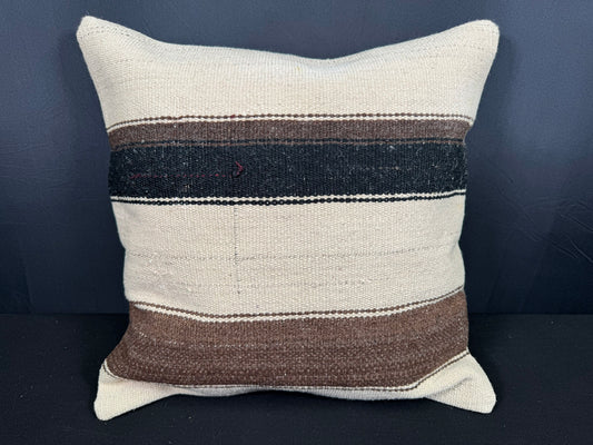 Turkish Hemp Pillow Cushion Natural Beige Brown Pillow Cushion Cover 20x20 #30555