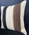 Turkish Hemp Pillow Cushion Natural Beige Brown Pillow Cushion Cover 20x20 #30555