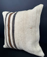 Turkish Hemp Pillow Cushion Natural Beige Black Pillow Cushion Cover 20x20 #30557