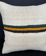 Turkish Hemp Pillow Cushion Natural Beige Black Pillow Cushion Cover 20x20 #30574