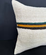 Turkish Hemp Pillow Cushion Natural Beige Black Pillow Cushion Cover 20x20 #30574