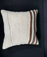 Turkish Hemp Pillow Cushion Natural Beige Brown Pillow Cushion Cover 20x20 #30565
